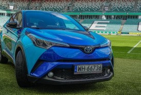 Toyota C-HR na stadionie Legii